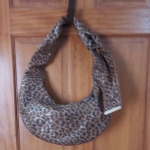 Jessica Simpson Brown Leopard Hobo Bag